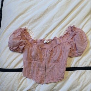 Astr corset pink Top